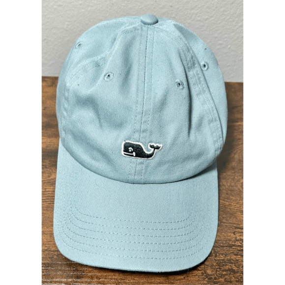 Vineyard Vines Unisex Aqua Marine Blue Adjustable Cap Gently Used - Picture 3 of 12